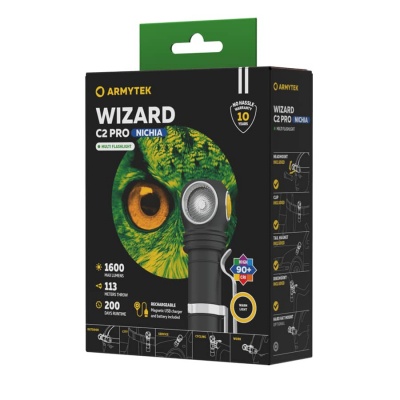 Фонарь налобный-мульти Armytek Wizard C2 Magnet USB Nichia 144AR