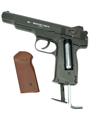 Пневматический пистолет Borner APS (Стечкина), 4,5мм.