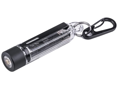 Фонарь-брелок Nextorch K40 Multi-light Source Keychain, 300lm, белый/красный/синий/УФ, Type-C, прозрачный