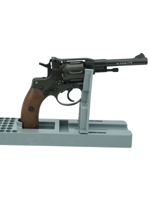 Пневматический револьвер Borner NGT-B (Наган) Black, 4,5мм.