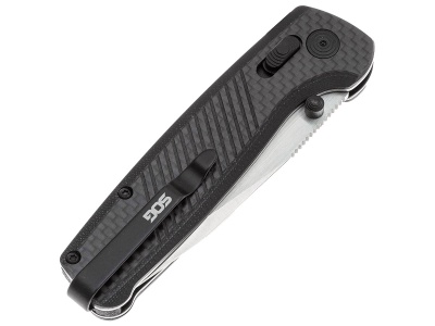 Нож складной SOG Terminus XR, сталь CPM S35VN, рукоять G10 + Carbon Fiber