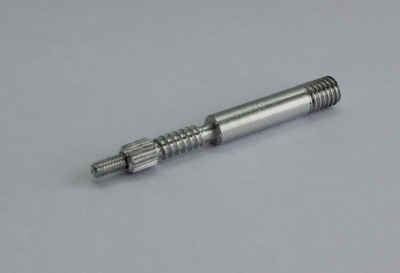 Адаптер-иголка A2S GUN № 3, дюраль, "мама" 5/40 и "папа"  М5, для StilCrin, MegaLin