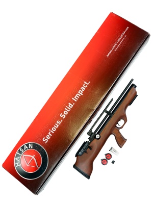 Пневматическая винтовка Hatsan FLASHPUP, PCP, дерево, 6,35 мм, 3 Дж.