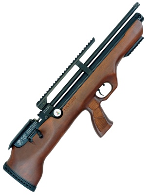 Пневматическая винтовка Hatsan FLASHPUP, PCP, дерево, 6,35 мм, 3 Дж.